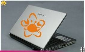 crab lucky star stickers notebook pc