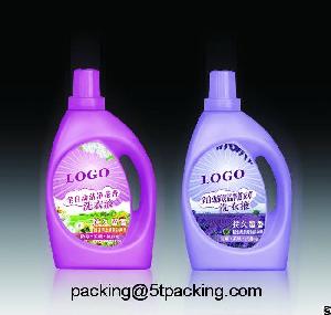 Laundry Detergent Bottle Plastic Adhesive Labels Resisting To Corrosion
