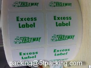 Semi-glossy Paper Labels In Popular Application