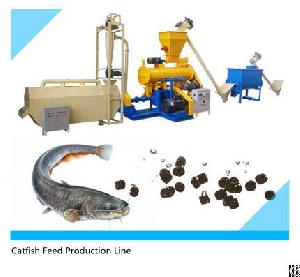 Catfish Feed Production Line With 1000kg / H Production Capacity