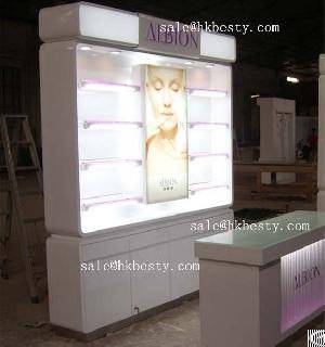 Cosmetic Acrylic Display Showcase With Lcd And Led Light