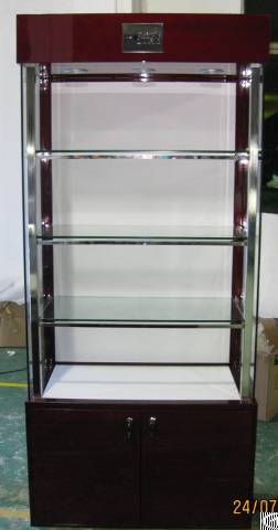 glass jewelry display cabinet showcase