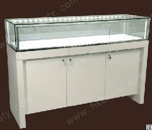 modern led glass jewelry display counter