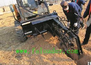 Skid Steer Trencher Attachments, Trencher Attachments For Excavator