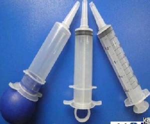 Demo Medical Disposable Medical Use 60ml Bulb Syringe Irrigator Syringe
