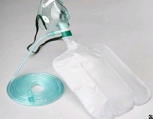 Demo Medical Respiratory Disposable Non Rebreath Oxygen Mask With Reservoir Bag For Adult