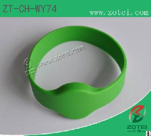 Rfid Round Silicone Wristband Tag Zt-ch-wy74