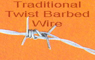 Traditional Twist Barbed Wire For Sale
