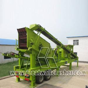 Factory Price Of 120 T / H Mobile Crushing Plant Quezon City