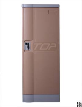 Double Tier Factory Lockers Abs Plastic, Coffee Color