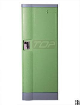 Double Tier Factory Lockers Abs Plastic, Green Color