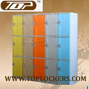 Triple Tier Abs Plastic Cabinets, Yellow Color