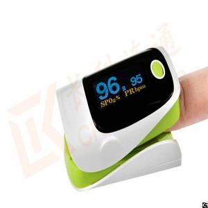 All Worldwide Compatible Blue Oxygen Saturation Monitor With Battery