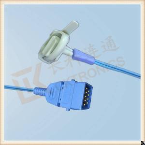 Bci Db9 Pin Reusable Spo2 Sensor, Neonate Silicone Wrap, L 3m