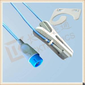 Biolight 12pin Adult Ear Clip Reusable Spo2 Sensor