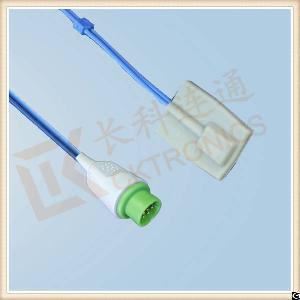 bionet 6 pin reusable spo2 sensor pediatric silicone soft tip l 3m