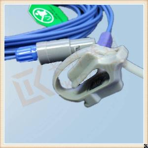 Comen 6 Pin Reusable Spo2 Sensor, Neonate Silicone Wrap, L 3m