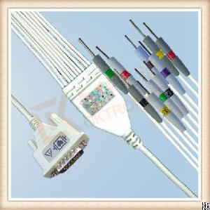 Excellent Quality Nihon Kohden One Piece Ecg Cable With Screws