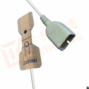 Good Quality Nihon Kohden 9 Pin Disposable Spo2 Sensor Adult, 0.9m,