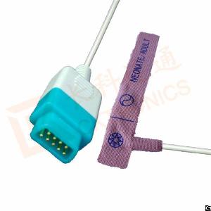 medical supplier ge trusignal 9 pin disposable spo2 sensor neonate adult 0 9m