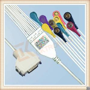 Offer Factory Price And Excellent Quality Ge Marquette One Piece Ecg Cable 10 Leadwires, Snap, Iec