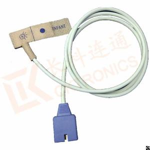 One Year Warranty Nellcor 7 Pin Disposable Spo2 Sensor, Infant, 0.9m