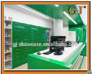 High Quality Low Price Gj Double Side Medicine Shelf For Pharmacy Stores