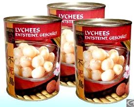 Canned Lychees In Light / Heavy Syrup From Viet Nam