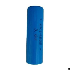 Er14250 Er14250m 1 / 2aa Size Lithium Metal Battery Lisocl2 Battery For Reading Meters