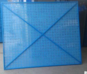 scaffolding safety steel perforated protective screen