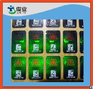 3d Hologram Stickers With Serial Numbers, Anti-fake / Anti-counterfeit Stickers