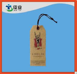 Custom Recycled Paper Garment Hangtags For Clothing