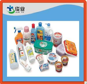 moulding plastic adhesive labels pe pp bottles cups boxes