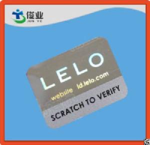 Lelo Website Scratch Toverify Label