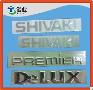 Metal Nameplate, 3d Logo Adhesive Sticker Label With 3m Backing Glue
