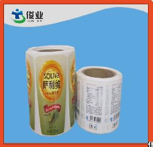 Professional Sticker Printing Custom Logo Colorful Paper Adhesive Sticker With Barcode