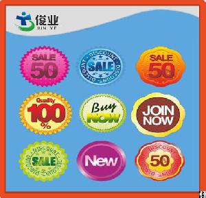 Removable Adhesive Sticker / Colorful Sticker Label For Promotion