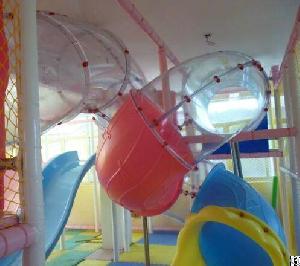 Customized Made Outdoor / Indoor Playground Slide, Transparent Tube Slide Toys, Amusement Tube Slidi