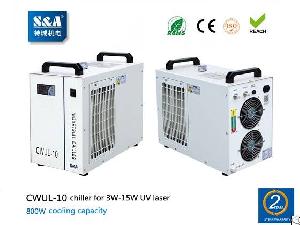 Air Cooled Water Chiller Cwul-10 For 3w-15w Uv Laser