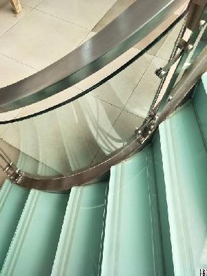 Bend Glass Supplier In China Laminated Curved Glass 13.52mm Price