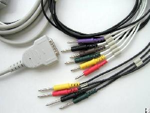 Ce And Iso Approved Mortara 10 Lead Ekg Ecg Cable With Good Quility