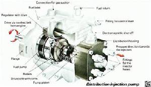 fuel injection pump system 096400 1700 6 12r rotor bosch toyota 1hd ft