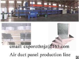 Air Duct Panel Production Line For Air Conditioner