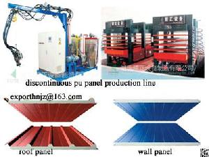 Pu Sandwich Wall And Roof Panel Making Machine And Production Line