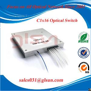 C1x16 Compact Optical Switch Mechanical Fiber Optical Switch