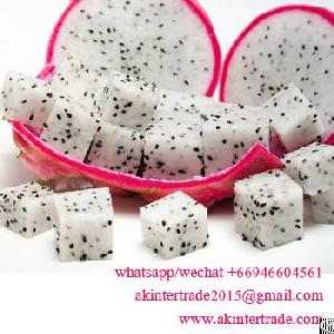 Frozen White And Red Dragon Fruit Dice / Chunks / Whole Thailand