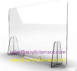 Acrylic Partition Panel Board Acrylic Divider Protection Panel Shield For Bank Drugstore And Office