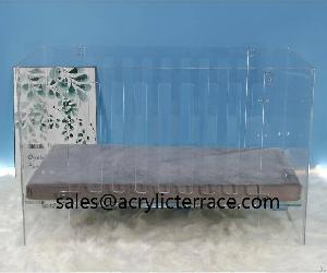 lucite perspex acrylic baby crib cot