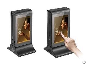 Wireless Dual 7 Inch Lcd Touch Screen Android Wifi Restaurant Table Advertising Player Fyd-835sd