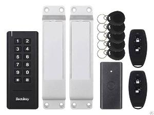 battery operated wireless access control lock kit